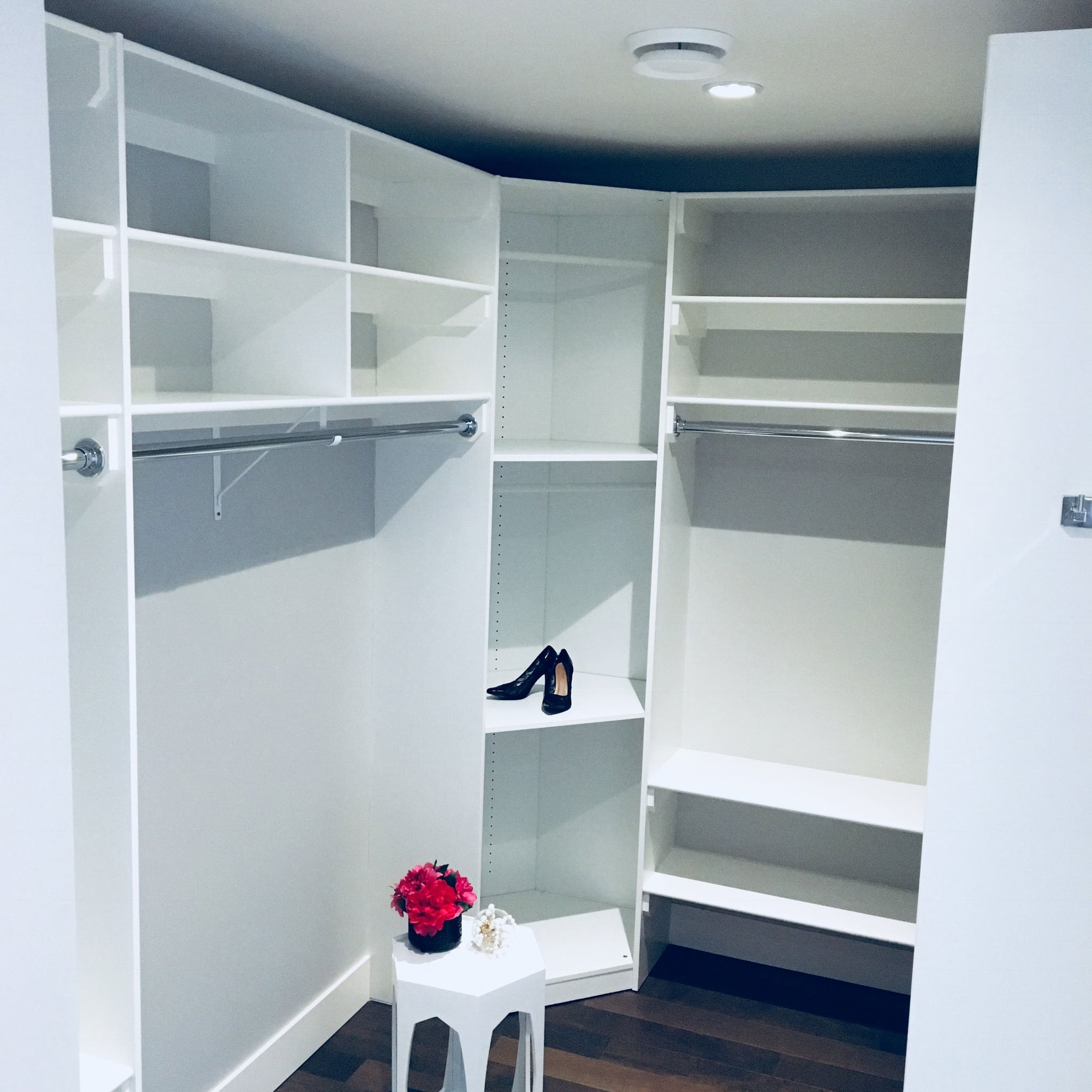 closet fit for a wedding